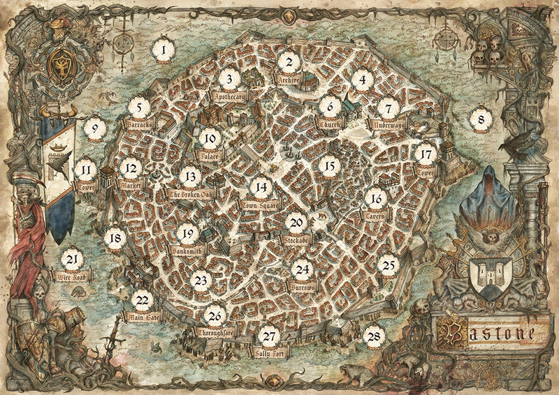 Illustration for article titled A Collection Of Beautiful, Hand-Drawn Maps For Video Games And RPGs